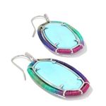 Kendra Scott  Featherweight Turqoise Threaded Earrings NEW Photo 1