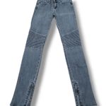 Vince Jeans Size 25 W27" x L32" 5 Pocket Moto Jeans Skinny Jeans Ankle Zip Jeans Photo 0
