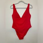 H&M  NWT Women’s High Leg‎ Ribbed Swimsuit Size M Photo 2