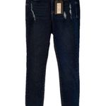 Black Pearl Denim Los Angeles Faith Jorah Dark Blue Distressed Women Jeans Sz 26 Photo 0