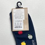 J.Crew Women's Fall Theme Apple No Show Socks One Size NWT Photo 2