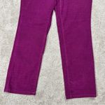 Sonoma Corduroy Modern Fit Straight Leg Pants Mid Rise Boho in Berry Pink 10P Photo 3