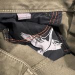 Eddie Bauer  Modal Tencel Curvy Slim Straight Stretch Dark Green Jeans 14 Photo 3