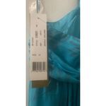 Nicole Miller  Designer Maxi Dress Teal Green Gold Beaded Gown Size 10 NWT Photo 6