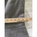 Nine West  Gray Houndstooth Long Sleeve Front Pockets Lined Blazer Sz 10 Photo 6