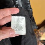 Parker Elegant Black Faux Leather Mesh Bodycon V-Neck Dress Size Medium Photo 6