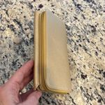 Krazy Kat  gold flower vegan leather 10 card slot trifold wallet Photo 6