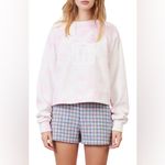 Maje  Logo Pink Tye Tie Dyed Sweatshirt Size 1/S Photo 10