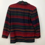 Petite Sophisticate Vintage Womans Petite S Southwestern Blanket Long Striped Blazer Aztec Tapestry Photo 1