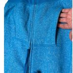 PINK - Victoria's Secret  Blue ZipUp Hoodie Jacket Love Pink Size Medium Photo 2