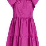 Marie Oliver  Kara Pink Tiered Mini Dress Pink Medium Photo 0