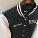 Sport-tek  Varsity Cheerleading jacket, cotton blend, snap closure, sz S Photo 2