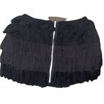 ✨4xHP✨Phopsdy Tiered Ruffle Zipper Mini Skirt ✨ Black Size undefined Photo 2