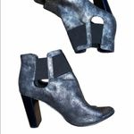 Kaari Blue  Jade metallic open toed booties size 6 1/2 Photo 1