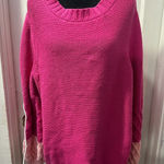Crown & Ivy  Pink Knit Sweater in 3X Photo 0