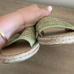 SheIn green raffia slip on espadrille style sandal Photo 3