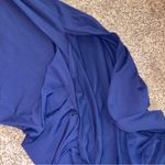 Susana Monaco NWT Susan Monaco Navy Blue Uneven Strap Slit Maxi Dress Photo 6