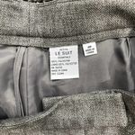 Le Suit  Essentials Two Piece Pant Suit in Grey Marl, Size 4P​​​​​​​​ Photo 7