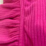 Storia Pink  Ribbed Ruffle Top Photo 1