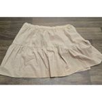 Madewell  Brown/Khaki Layered‎ Pleated Mini Skirt Size 14 Photo 1