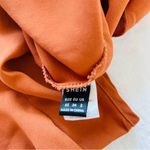 SheIn NWOT XS Knee Length Ruffle Dress Pumpkin Spice Orange Fall Autumn Plunge Flare Photo 7