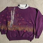 vintage 90s fall autumn turtleneck sweater Size L Photo 0