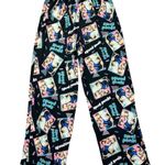 Golden Girls Squad Goals Graphic Print Pajama Bottoms Size Small 80s Pop Culture Black Photo 1