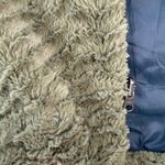 Patagonia Pelage Faux Fur Jacket Cozy Warm Olive Green Coat Womens Size S Photo 6