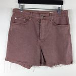 Rag and Bone Maya High-Rise Shorty Shorts Light Plum Size 31 Photo 8