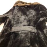 Vintage Laska Career originals faux fur Teddy coat Black Size M Photo 10