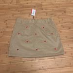 Cider NWT!  heart corduroy skirt Photo 2