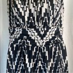 AB Studio  Black & White Maxi Dress Medium Photo 2