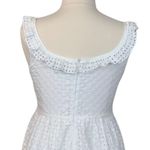 Lulus Lulu’s White Eyelet Lace Square Scoop Neck Sleeveless Sundress Women's Size XL Photo 7
