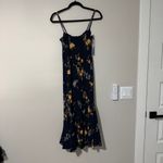Reformation Lilibet Navy Dress Size 0 Photo 5