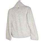 Gaiam Sherpa Fleece Full Zip Athletic Jacket Shawl Collar Yoga Off White size M Photo 1