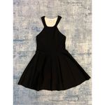Parker  Black Off White Color Block Fit & Flare Cut Out Mini Dress Small Photo 4