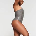 SKIMS  Rubberized Scuba Swim One Piece Strapless Swimsuit Photo 2