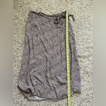 Urban Romantics  Wrap Skirt Tan Black Cheetah Animal Print Wrap Midi Animal Print Photo 3