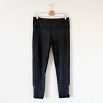 Zyia Active Black Reflective Mirage Light n Tight Hi Rise 7/8 24" Size 14/16 Photo 1