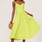 Jason Wu Collective Yellow Midi Dress size 4 Photo 8