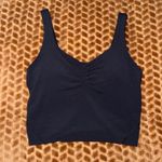 Lululemon EXCELLENT  Align Tank Gathered-Front Black Nulu Yoga Top Size 2 Photo 1