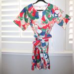 Frances Valentine Doris Dress Dreamy Daisies Cotton Poplin Size Small Red Photo 1