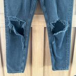 American Eagle  Black Denim Highest Rise Mom Jeans size 2​​ Photo 4