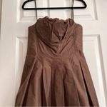 BCBGMAXAZRIA  Silk Bubble Hem Strapless Dress size 8 Photo 9