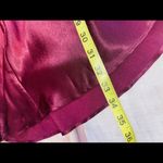 Johnny Was  Silky Maroon Maxi Skirt sz S Photo 7