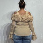 Kaelyn Max II Taupe Long Sleeve Blouse Sz 1X NWT Tan Photo 8