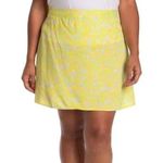 Abound NWT  Pastel Yellow Tarry Floral Lightweight Mini Skirt Size 3X Photo 0