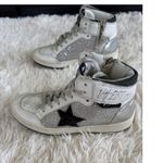 Vintage Havana Womens High Top Sneakers Rhinestone Star White Silver Size 5 Photo 3