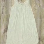 Vintage Nicole Sleeveless Nightgown Satin Lace Slip Blue Modest Chemise Size S Photo 6