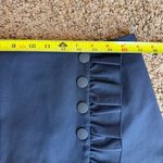 Tory Burch Brand new tech twill Tori Burch skirt / skort Navy ruffle cute size large Photo 4